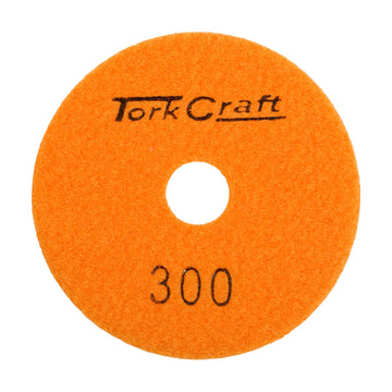 Tork Craft 100mm Diamond Polishing Pad 300 Grit Dry Use - image 01