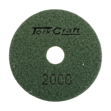 Tork Craft 100mm Diamond Polishing Pad 2000 Grit Dry Use - image 01