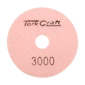 Tork Craft 100mm Diamond Polishing Pad 3000 Grit Dry Use - image 01