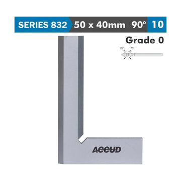 Accud Beveled Edge Square 90° Grade 0 50 x 40mm - image 01