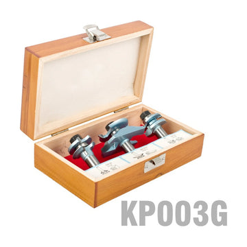 Pro-Tech Raised Panel Set 3pc Roman Ogee Stile 1/2' Shank Wooden B – Router Bit - image 01