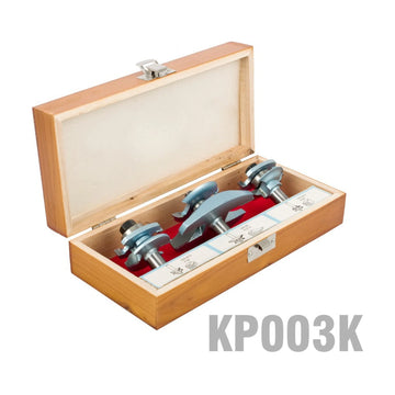 Pro-Tech Router Bit Set 3pc Sommerfield Raised Panel 1/2' Shank Wooden Box - image 01