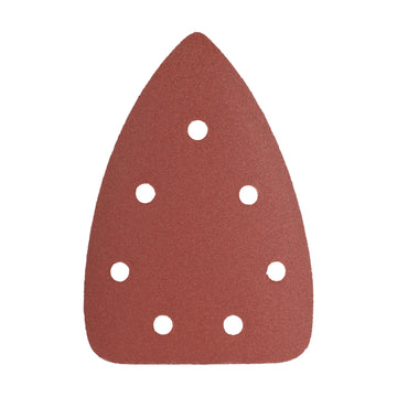 Tork Craft Sanding Tri - 80 Grit 145 X 145 X 100mm 5 Pack For TCMS Hook And Loop - image 01