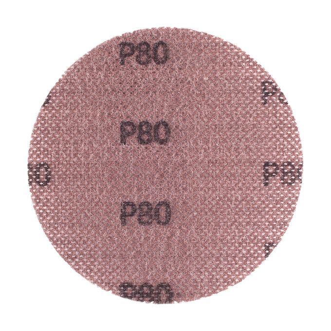 Tork Craft Dura Mesh Abrasive Disc 150mm Hook & Loop 80 Grit for Sander Polisher 3pc - image 01