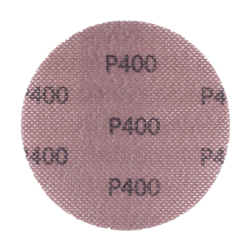 Tork Craft Dura Mesh Abrasive Disc 150mm Hook And Loop 400 Grit for Sander Polisher 3pc - image 01