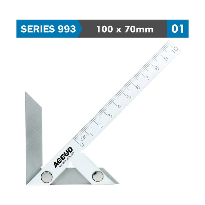 Accud Center Marking Gauge 100 x 70mm 0.15mm Accuracy Stainless Steel - image 01
