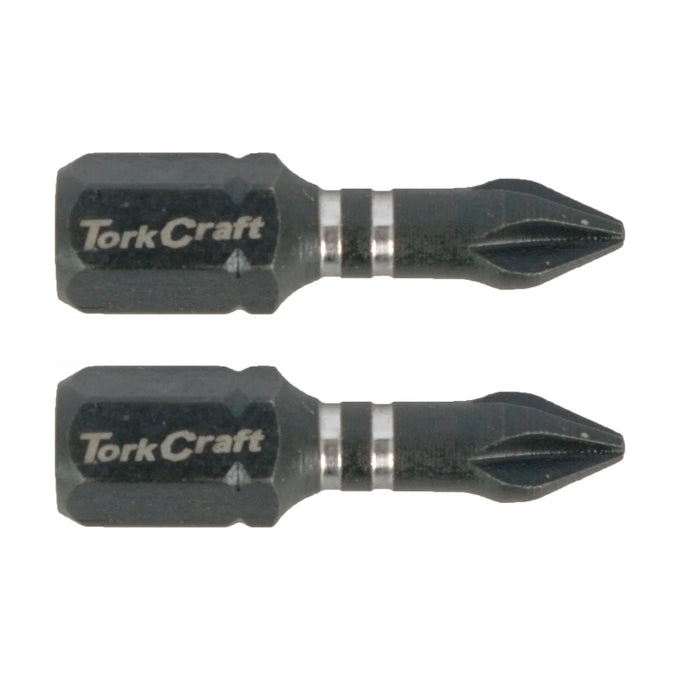 Tork Craft Bit Impact Philips 1 X 25mm Ins.bit PH1 2 Pack - image 01