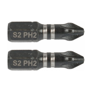 Tork Craft Bit Impact Philips 2 X 25mm Ins.bit PH2 2 Pack - image 01
