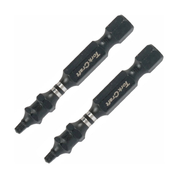 Tork Craft Bit Impact Square Sq No.1 X 50mm Power Sq1 2 Pack - image 01