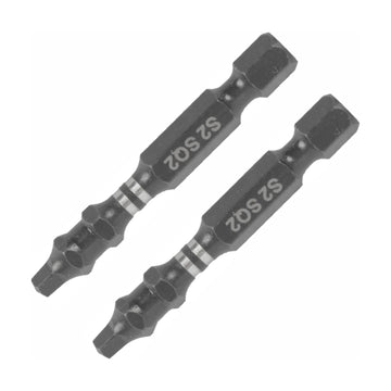 Tork Craft Bit Impact Square Sq No.2 X 50mm Power Sq2 2 Pack - image 01