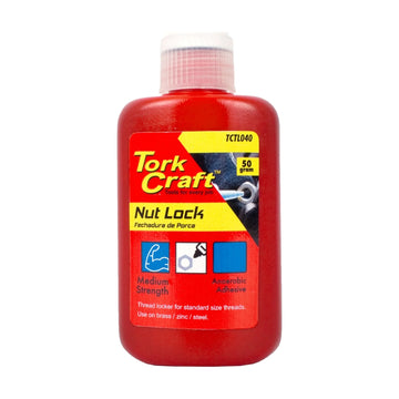 Tork Craft Nut Lock Medium Strength For Std Sized Threads - Blue - 50g - image 01
