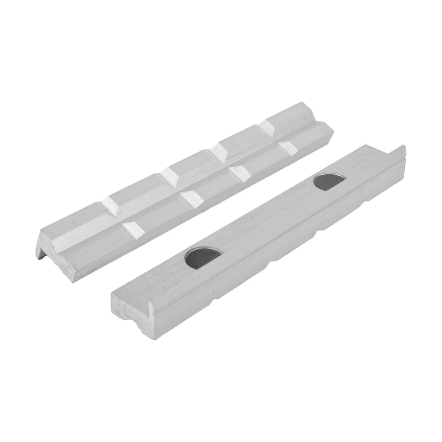 Tork Craft Vice Jaws Magnetic Aluminium 200mm X 32mm 2pc Prism Face - image 01