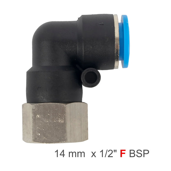 AirCraft PU Hose Fitting Elbow 14mm-1/2 F - image 01