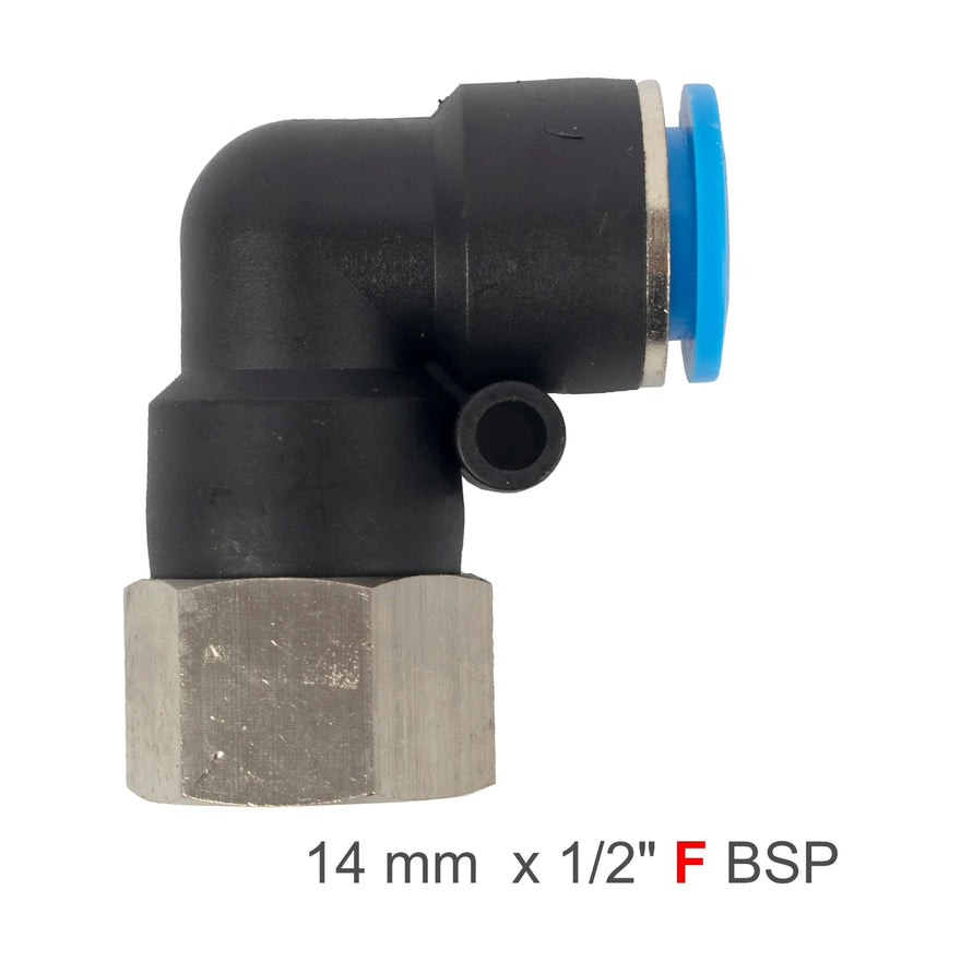 AirCraft PU Hose Fitting Elbow 14mm-1/2 F - image 01