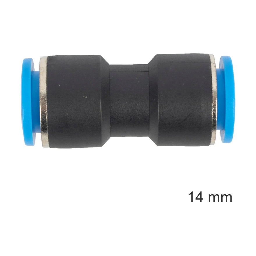 AirCraft PU Hose Fitting Equal Joiner 14mm - image 01