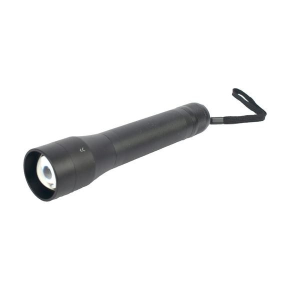 Tork Craft Torch LED Alum Focus Adj 600lm Blk Use 3 X C-cell Battery 3 Mode Flash Light - image 01