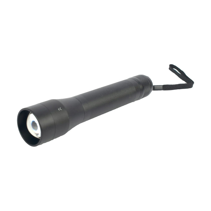Tork Craft Torch LED Alum Focus Adj 600lm Blk Use 3 X C-cell Battery 3 Mode Flash Light - image 01