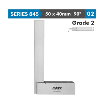 Accud Machinist Square Wide Base 50 x 40mm Grade 2 DIN 875 - image 01
