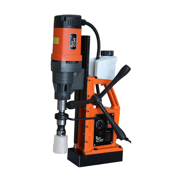 Tork Craft Mag Base Core 60mm & Twist Drill 23mm 440RPM 16000n 220mm Stroke 220v - image 01