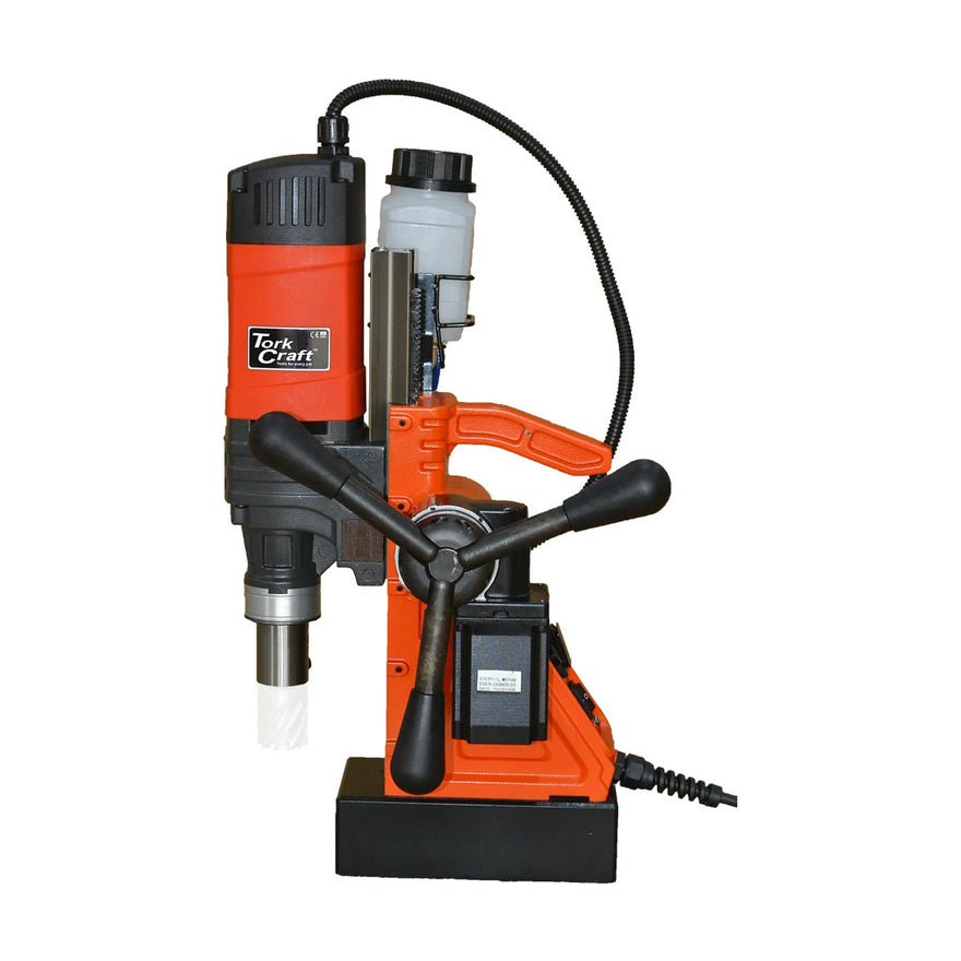 Tork Craft Mag Base Auto 35mm Drill 810RPM 16000n 210mm Stroke 220v Multi Function - image 01