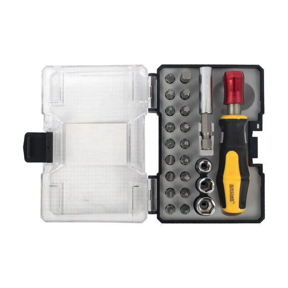Tork Craft Screwdriver Insert & Socket Bit Set 23pc With Bit Holder - image 01
