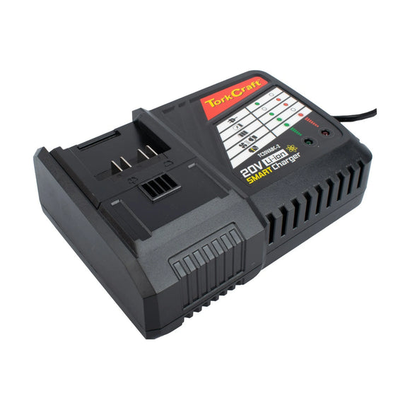 Tork Craft Battery Charger Smart 2.3a-5a 2 4 & 6a 20v Li-ion Batttery - image 01