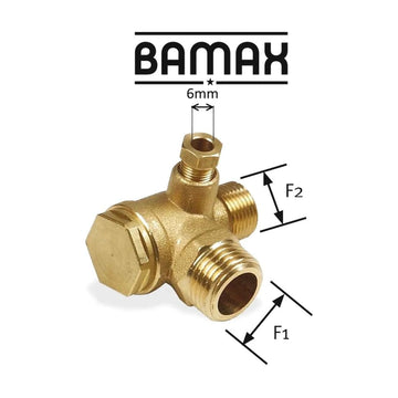 Bamax Non-Return Valve 1/2' - Male/Male - image 01