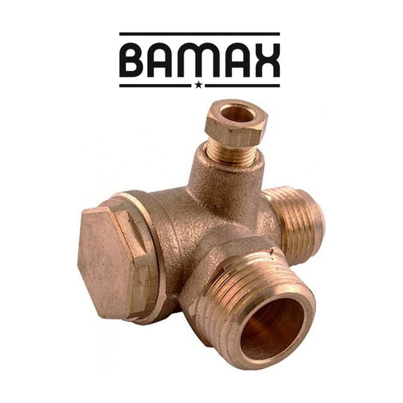 Bamax Non-Return Valve 1/2M - 3/8Male - image 01