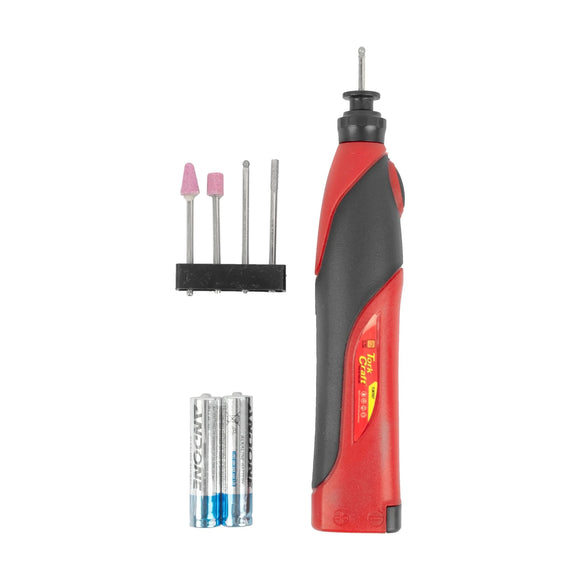 Tork Craft Mini Rotary Tool Kit 5pc 3v 2 X AAA Battery Incl. - image 01