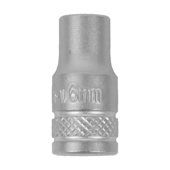 Tork Craft Socket 6mm 1/4' Drive CRV 12 Point - image 01
