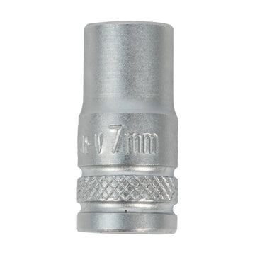 Tork Craft Socket 7mm 1/4' Drive CRV 12 Point - image 01