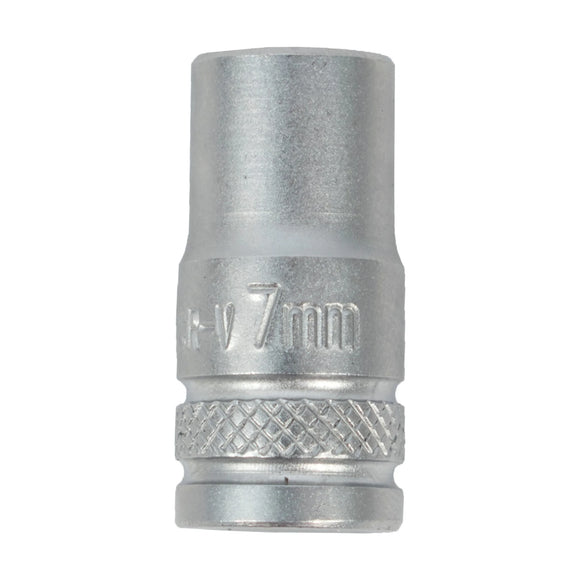 Tork Craft Socket 7mm 1/4' Drive CRV 12 Point - image 01