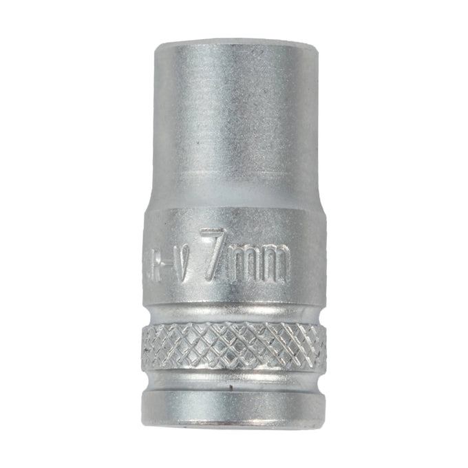 Tork Craft Socket 7mm 1/4' Drive CRV 12 Point - image 01