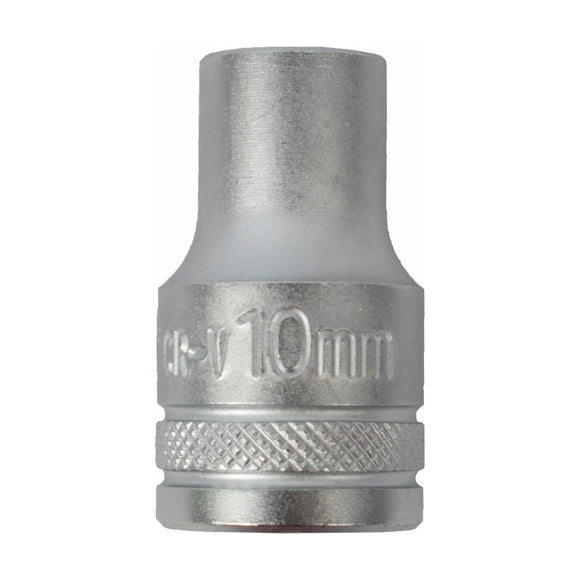 Tork Craft Socket 10mm X 21.8mm 1/2' Drive CRV 12 Point - image 01