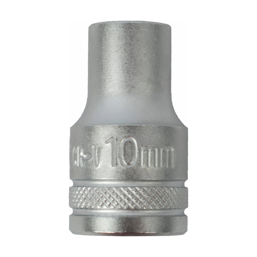 Tork Craft Socket 10mm X 21.8mm 1/2' Drive CRV 12 Point - image 01