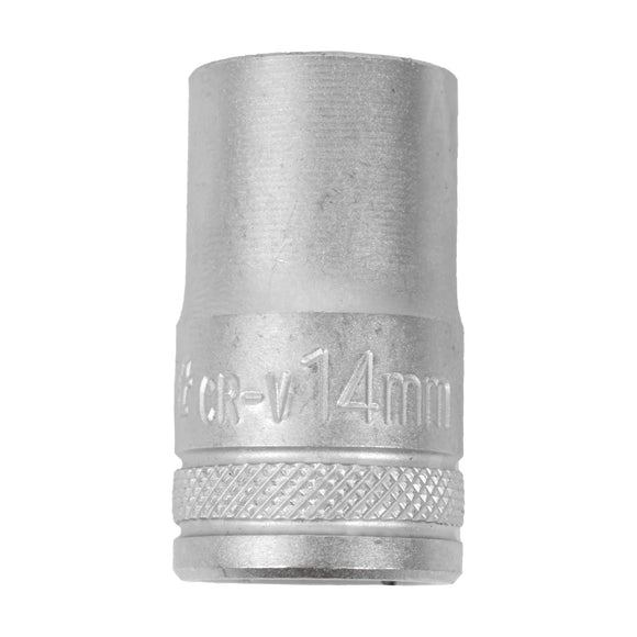 Tork Craft Socket 14mm X 21.8mm 1/2' Drive CRV 12 Point - image 01