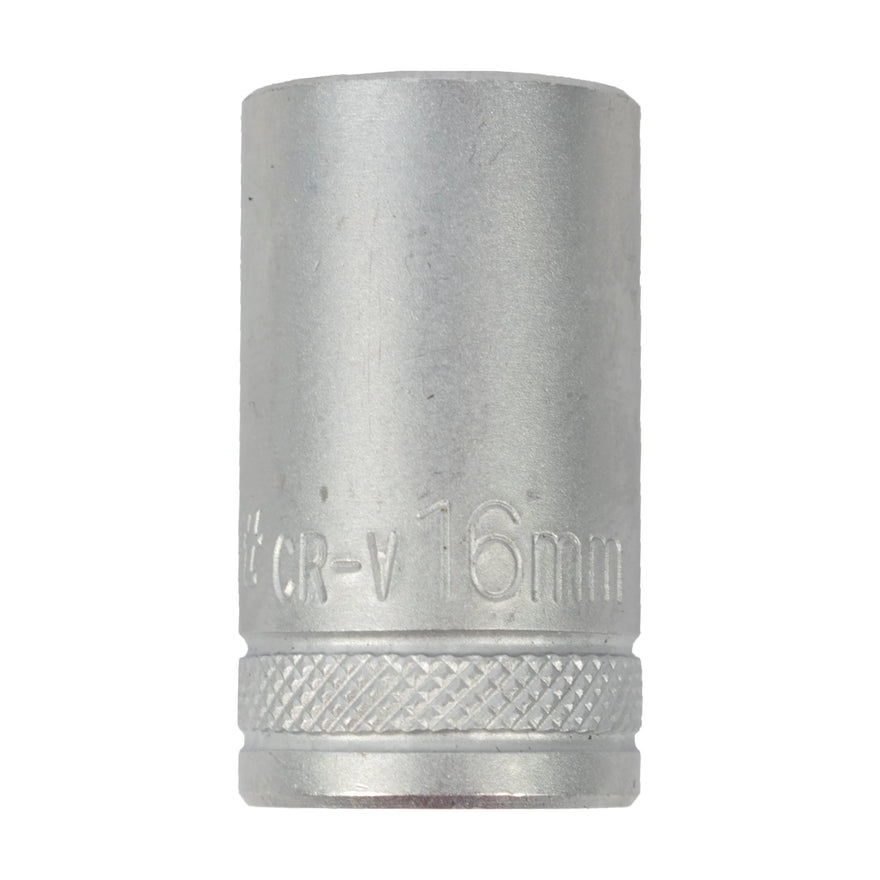Tork Craft Socket 16mm X 21.8mm 1/2' Drive CRV 12 Point - image 01
