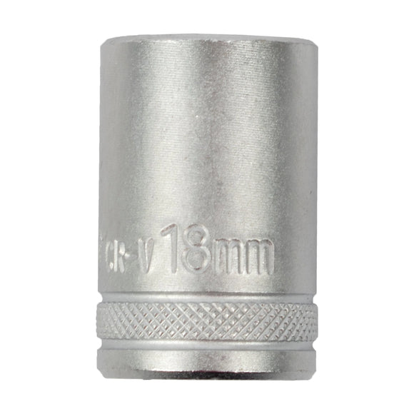 Tork Craft Socket 18mm X 24.8mm 1/2' Drive CRV 12 Point - image 01