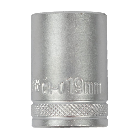Tork Craft Socket 19mm X 25.8mm 1/2' Drive CRV 12 Point - image 01