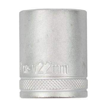 Tork Craft Socket 22mm X 29.8mm 1/2' Drive CRV 12 Point - image 01