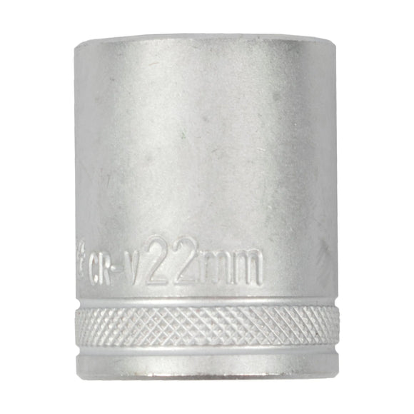 Tork Craft Socket 22mm X 29.8mm 1/2' Drive CRV 12 Point - image 01
