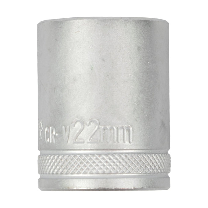 Tork Craft Socket 22mm X 29.8mm 1/2' Drive CRV 12 Point - image 01