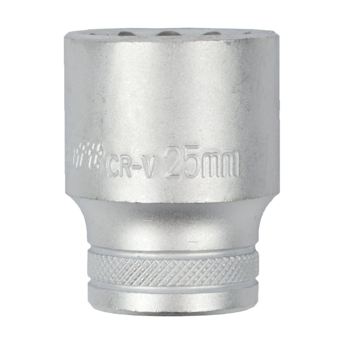 Tork Craft Socket 25mm X 33.8mm 1/2' Drive CRV 12 Point - image 01