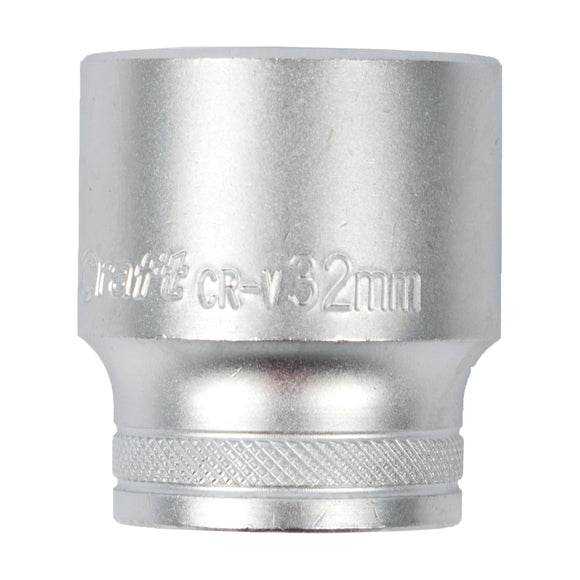Tork Craft Socket 32mm X 41.8mm 1/2' Drive CRV 12 Point - image 01
