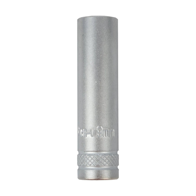Tork Craft Socket 9mm 1/4' Dr Deep Socket CRV 12 Point - image 01