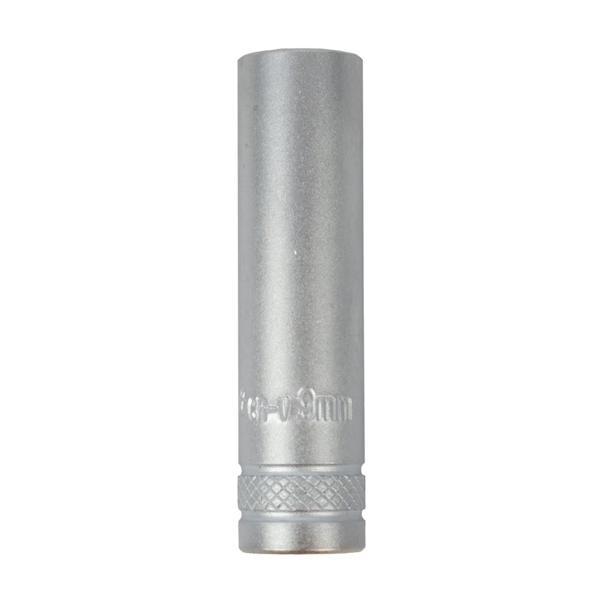 Tork Craft Socket 9mm 1/4' Dr Deep Socket CRV 12 Point - image 01