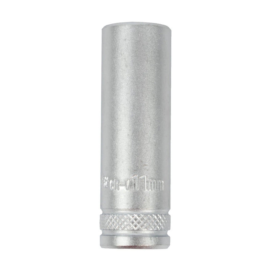 Tork Craft Socket 11mm 1/4' Dr Deep Socket CRV 12 Point - image 01