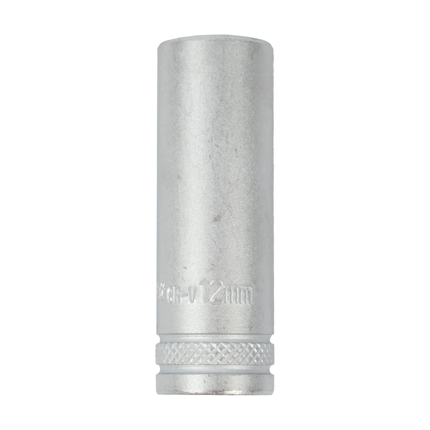 Tork Craft Socket 12mm 1/4' Dr Deep Socket CRV 12 Point - image 01