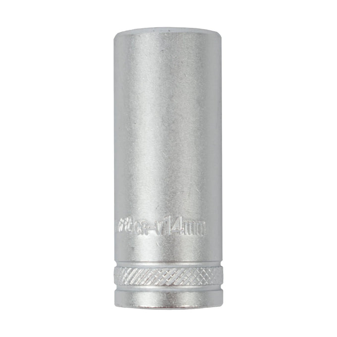 Tork Craft Socket 14mm 1/4' Dr Deep Socket CRV 12 Point - image 01