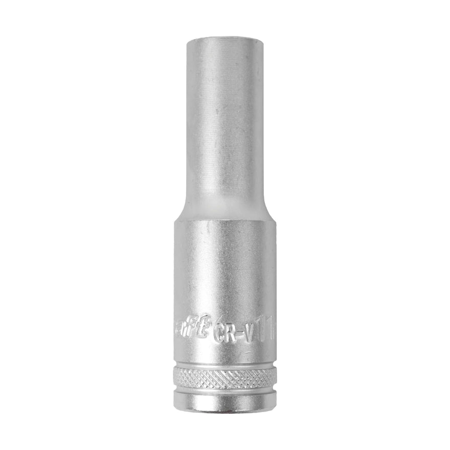 Tork Craft Socket 11mm 1/2' Dr Deep Socket CRV 12 Point - image 01